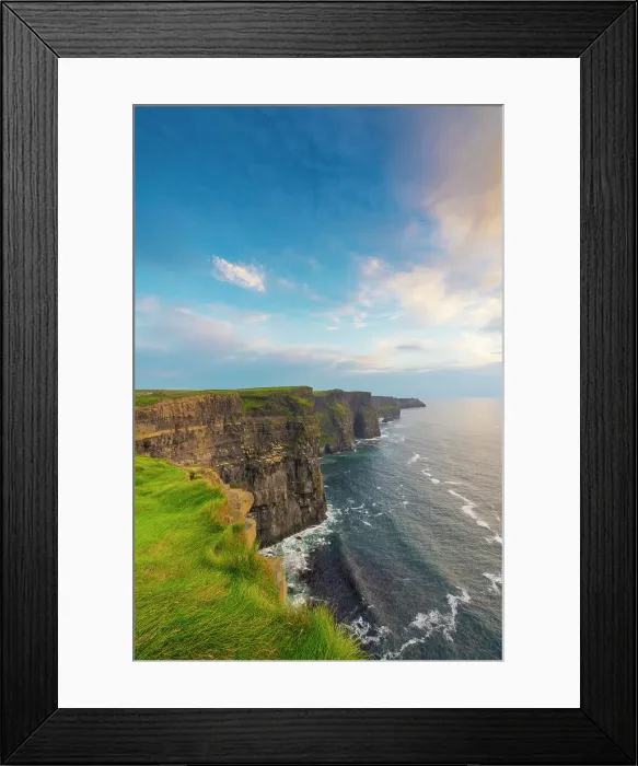 Framed Print : Ireland, Co. Clare, Cliffs of Moher Framed Print : Ireland, Co. Clare, Cliffs of Moher