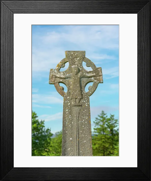 Framed Print : Ireland, Co. Clare, The Burren, Kilfenora, Kilfenora cross, City of the crosses Framed Print : Ireland, Co. Clare, The Burren, Kilfenora, Kilfenora cross, City of the crosses