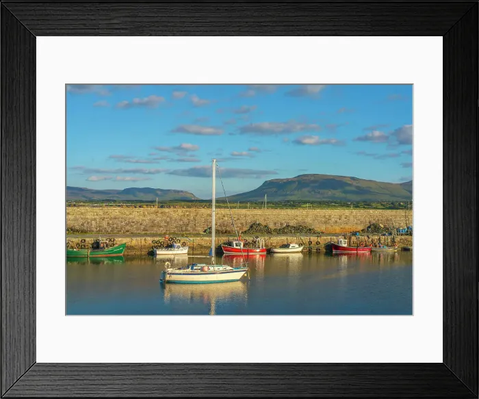 Framed Print : Ireland, Co. Sligo, Mullaghmore harbour