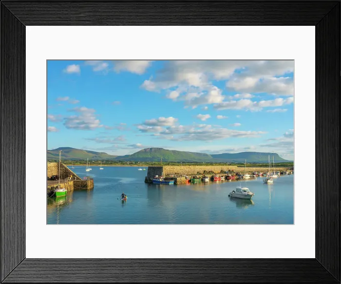 Framed Print : Ireland, Co. Sligo, Mullaghmore harbour Framed Print : Ireland, Co. Sligo, Mullaghmore harbour