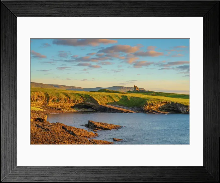 Framed Print : Ireland, Co. Sligo, Mullaghmore and Cassiebawn castle Framed Print : Ireland, Co. Sligo, Mullaghmore and Cassiebawn castle