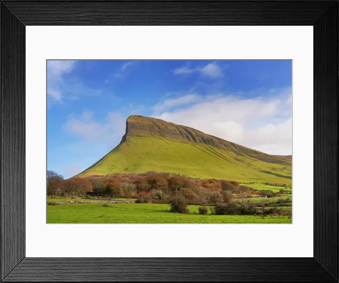 Framed Print : Ireland, Co. Sligo, Benbulben mountain Framed Print : Ireland, Co. Sligo, Benbulben mountain