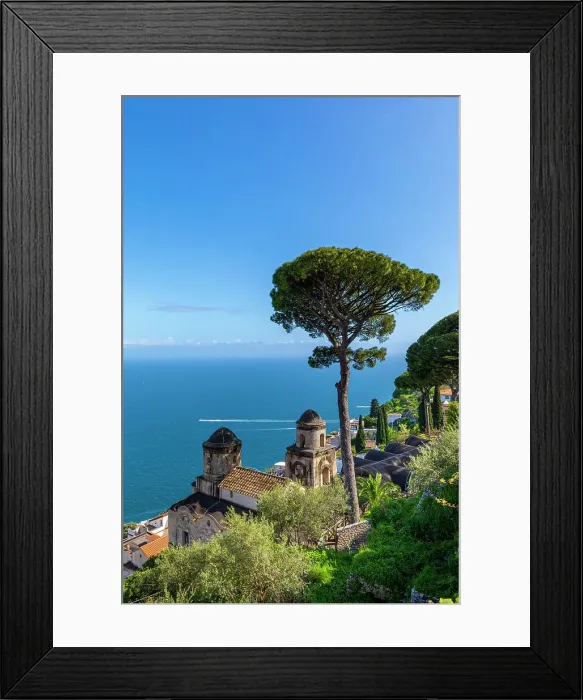 Framed Print : View from Ravello, Amalfi Coast, Campania, Italy Framed Print : View from Ravello, Amalfi Coast, Campania, Italy