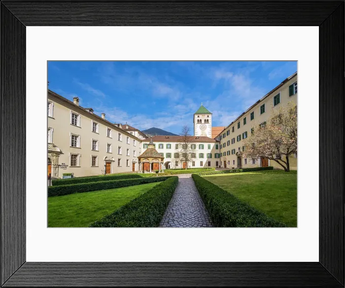 Framed Print : Neustift Abbey (Abbazia di Novacella), Neustift-Novacella, Trentino-Alto Adige / Sudtirol, Italy