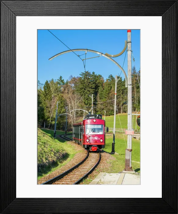 Framed Print : Train of Ritten Railway (Rittner Bahn), Ritten-Renon high plateau, Trentino-Alto Adige / Sudtirol, Italy Framed Print : Train of Ritten Railway (Rittner Bahn), Ritten-Renon high plateau, Trentino-Alto Adige / Sudtirol, Italy