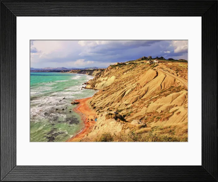 Framed Print : Riserva Naturale di Punta Bianca, Palma di Montechiaro, Agrigento, Sicily, Italy Framed Print : Riserva Naturale di Punta Bianca, Palma di Montechiaro, Agrigento, Sicily, Italy