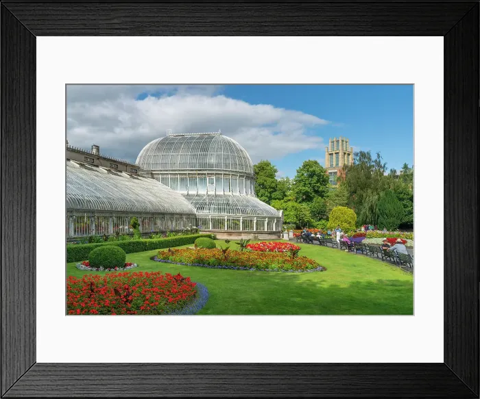 Framed Print : Northern Ireland, County Antrim, Belfast, Botanic gardens and Palm house Framed Print : Northern Ireland, County Antrim, Belfast, Botanic gardens and Palm house