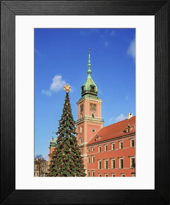Framed Print : Christmas Tree in front of the Royal Castle, Castle Square, Warsaw, Masovian Voivodeship, Poland Framed Print : Christmas Tree in front of the Royal Castle, Castle Square, Warsaw, Masovian Voivodeship, Poland