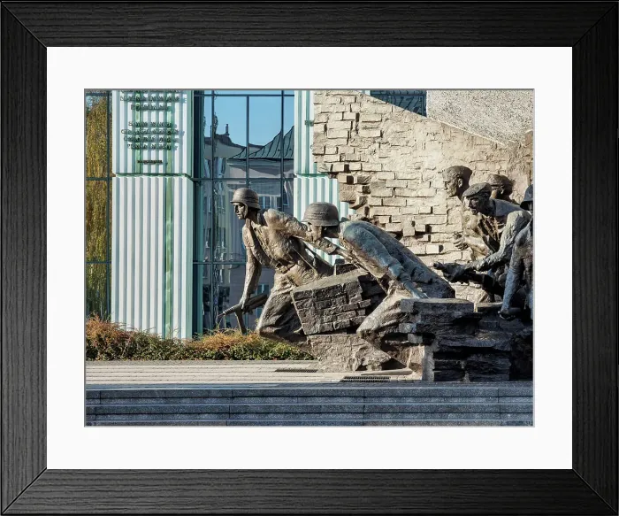 Framed Print : Warsaw Uprising Monument and Supreme Court of Poland in the background, Warsaw, Masovian Voivodeship, Poland Framed Print : Warsaw Uprising Monument and Supreme Court of Poland in the background, Warsaw, Masovian Voivodeship, Poland