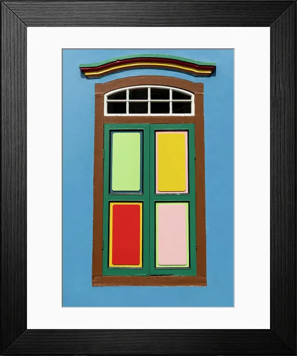Framed Print : Exterior of Tan Teng Niah, Little India, Singapore, Asia Framed Print : Exterior of Tan Teng Niah, Little India, Singapore, Asia