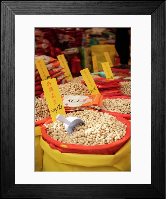 Framed Print : Chinese New Year Market Stalls, Waterloo Street, Singapore, Asia Framed Print : Chinese New Year Market Stalls, Waterloo Street, Singapore, Asia