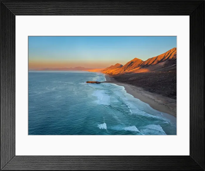 Framed Print : Cofete Beach, Jandia Peninsula, Fuerteventura, Canary Islands, Spain
