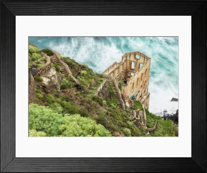 Framed Print : Derelict pumping station at Gordejuela, Tenerife, Canary Islands, Spain Framed Print : Derelict pumping station at Gordejuela, Tenerife, Canary Islands, Spain