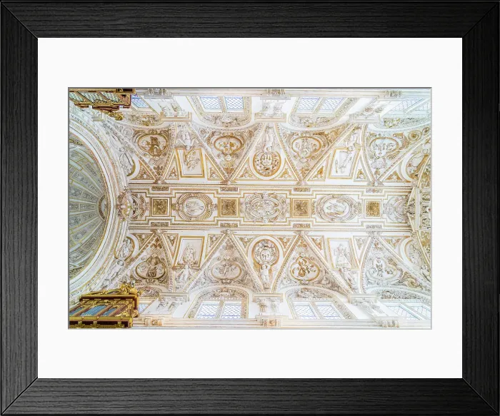 Framed Print : Ceiling of Capilla Mayor or the main chapel, The Mosque Cathedral of Cordoba, Unesco, Cordoba, Andalusia, Spain Framed Print : Ceiling of Capilla Mayor or the main chapel, The Mosque Cathedral of Cordoba, Unesco, Cordoba, Andalusia, Spain