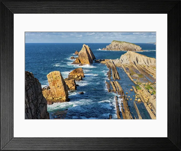 Framed Print : Spain, Cantabria, Los Urros near Liencres village, natural park