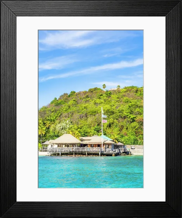 Framed Print : Basils Bar, Mustique, Grenadines, Saint Vincent and the Grenadines Islands, Caribbean Framed Print : Basils Bar, Mustique, Grenadines, Saint Vincent and the Grenadines Islands, Caribbean