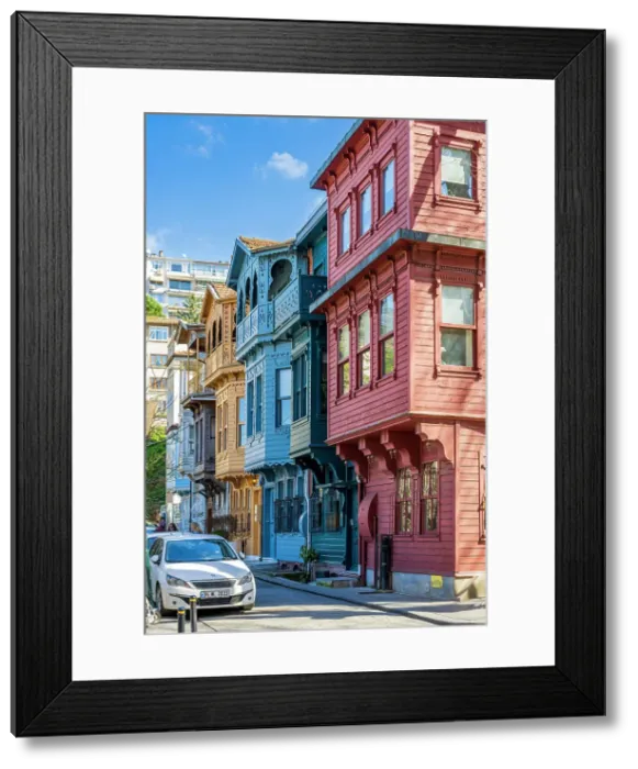 Framed Print : Colorful houses in Kuzguncuk neighborhood, Uskudar, Istanbul, Turkey Framed Print : Colorful houses in Kuzguncuk neighborhood, Uskudar, Istanbul, Turkey