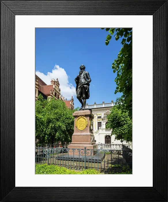 Framed Print : Statue of Goethe, Leipzig, Saxony, Germany Framed Print : Statue of Goethe, Leipzig, Saxony, Germany