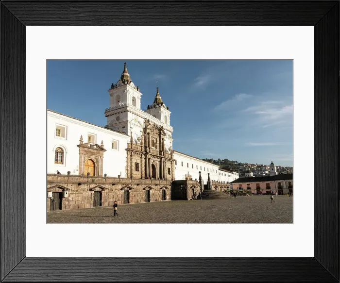 Framed Print : Exterior of San Francisco Catholic Church, Plaza de San Francisco, Quito, Pichincha, Ecuador Framed Print : Exterior of San Francisco Catholic Church, Plaza de San Francisco, Quito, Pichincha, Ecuador