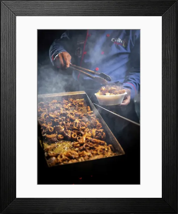 Framed Print : Night Food Stalls, Floresta, Quito, Pichincha, Ecuador Framed Print : Night Food Stalls, Floresta, Quito, Pichincha, Ecuador