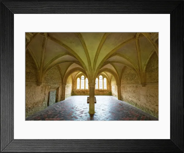 Framed Print : The Chapter House at Lacock Abbey, where few of Harry Potter movies were filmed, Wiltshire, England Framed Print : The Chapter House at Lacock Abbey, where few of Harry Potter movies were filmed, Wiltshire, England