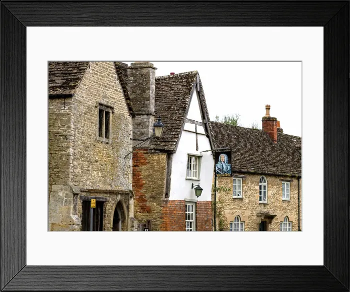 Framed Print : Lacock, a quintessential English village dated from the 13th century, used as a location in the TV and film productions of Pride and Prejudice, Downton Abbey, Harry Potter and many more, Wiltshire, England Framed Print : Lacock, a quintessential English village dated from the 13th century, used as a location in the TV and film productions of Pride and Prejudice, Downton Abbey, Harry Potter and many more, Wiltshire, England