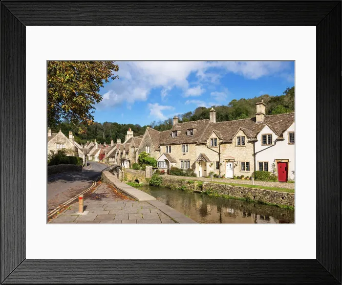 Framed Print : Castle Combe, often named as the prettiest village in England, Wiltshire, Cotswolds, England Framed Print : Castle Combe, often named as the prettiest village in England, Wiltshire, Cotswolds, England