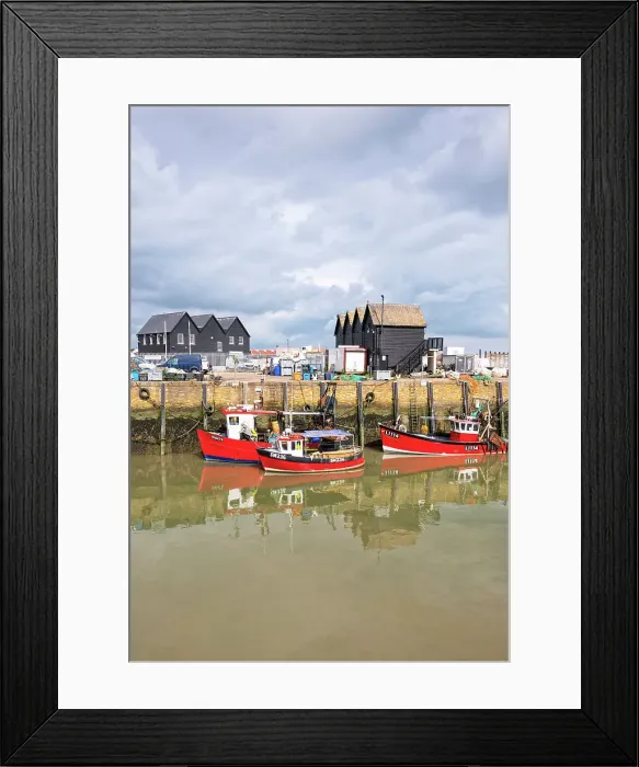 Framed Print : Whitstable harbour, built in 1832, the first harbour in England to be served by a railway (Crab and Winkle Line), Whitstable, Kent, England Framed Print : Whitstable harbour, built in 1832, the first harbour in England to be served by a railway (Crab and Winkle Line), Whitstable, Kent, England