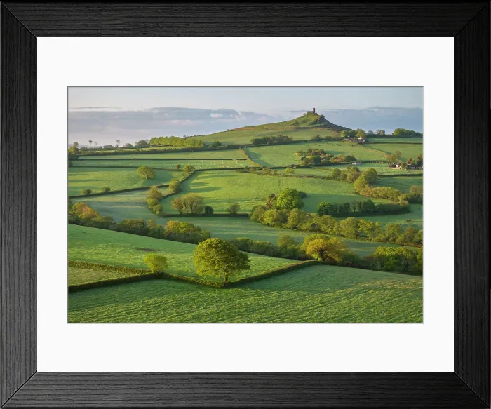 Framed Print : Rolling countryside view to Brentor Church in Dartmoor National Park, Devon, England. Spring (May) 2023 Framed Print : Rolling countryside view to Brentor Church in Dartmoor National Park, Devon, England. Spring (May) 2023