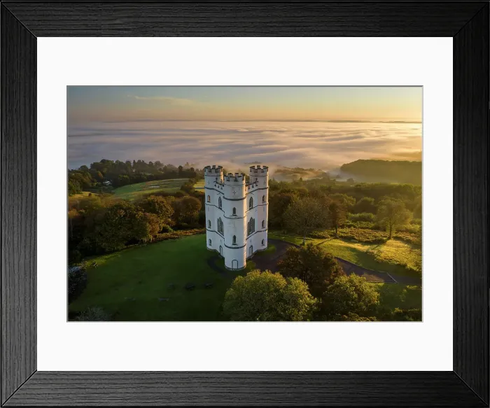 Framed Print : Haldon Belvedere, also known as Lawrence Castle at dawn on a misty morning, Haldon, Devon, England. Autumn (October) 2021 Framed Print : Haldon Belvedere, also known as Lawrence Castle at dawn on a misty morning, Haldon, Devon, England. Autumn (October) 2021