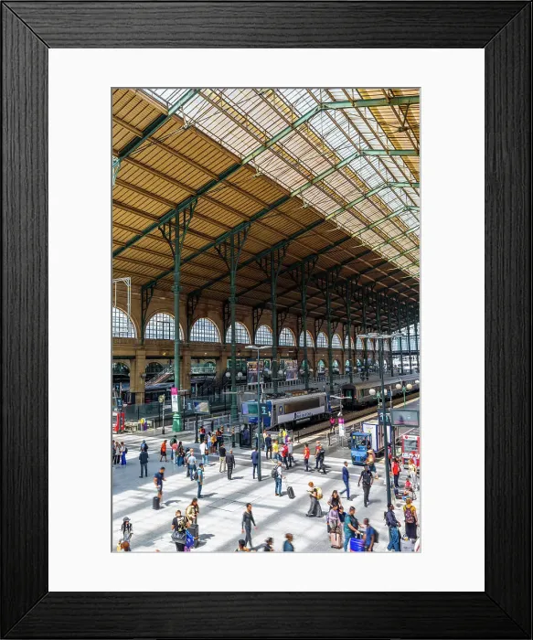 Framed Print : Gare Du Nord, Paris, France Framed Print : Gare Du Nord, Paris, France