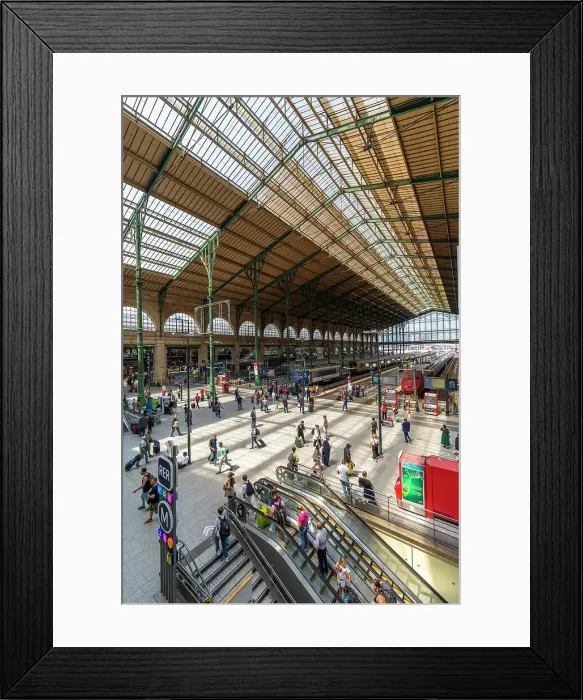 Framed Print : Gare Du Nord, Paris, France Framed Print : Gare Du Nord, Paris, France