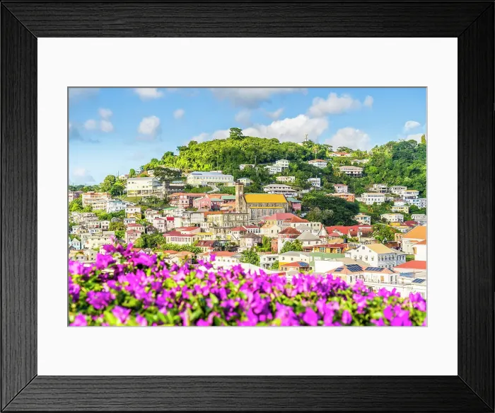Framed Print : St Georges including the Cathedral of the Immaculate Conception, St Georges, Grenada, Caribbean Framed Print : St Georges including the Cathedral of the Immaculate Conception, St Georges, Grenada, Caribbean