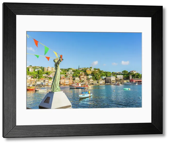 Framed Print : St Georges Harbour, St Georges, Grenada, Caribbean Framed Print : St Georges Harbour, St Georges, Grenada, Caribbean