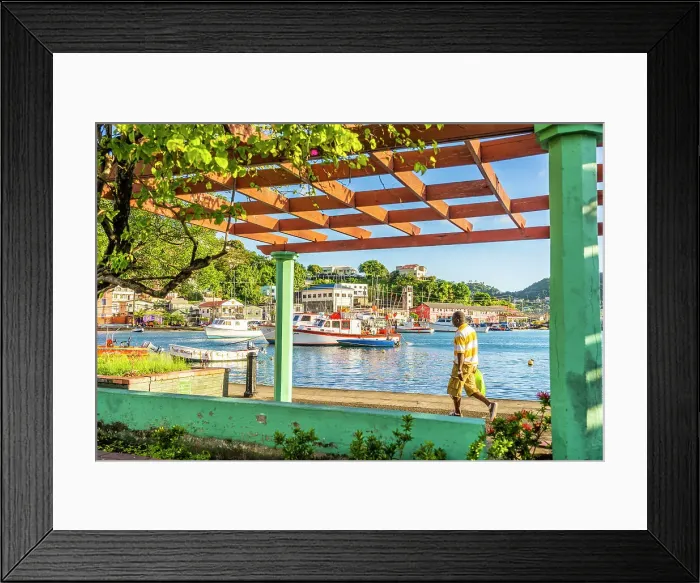 Framed Print : St Georges Harbour, St Georges, Grenada, Caribbean Framed Print : St Georges Harbour, St Georges, Grenada, Caribbean