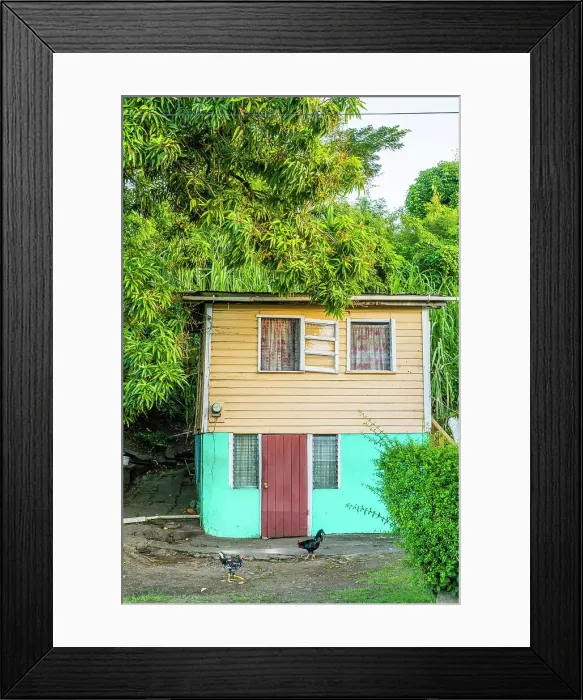 Framed Print : Old building, St Georges, Grenada, Caribbean Framed Print : Old building, St Georges, Grenada, Caribbean