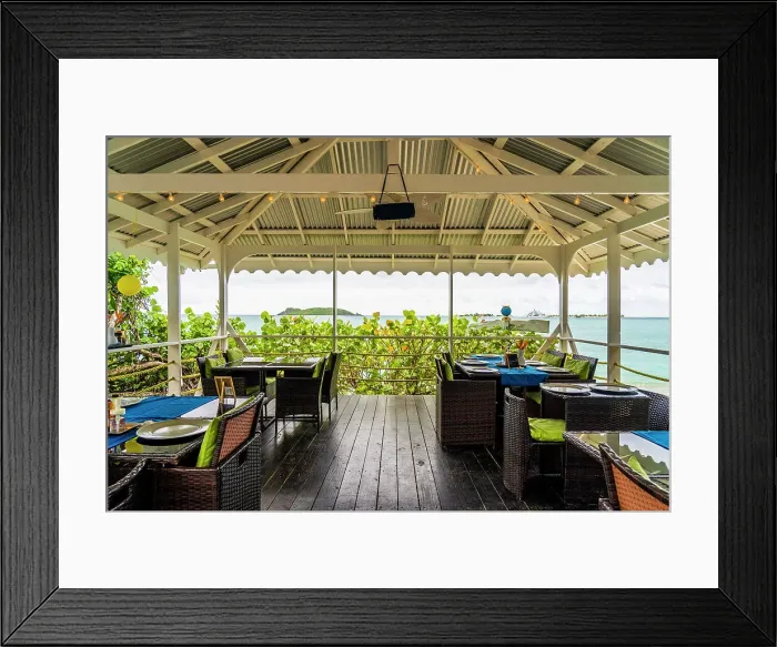Framed Print : Paradise Beach Club, Carriacou Island, Grenada, Caribbean Framed Print : Paradise Beach Club, Carriacou Island, Grenada, Caribbean