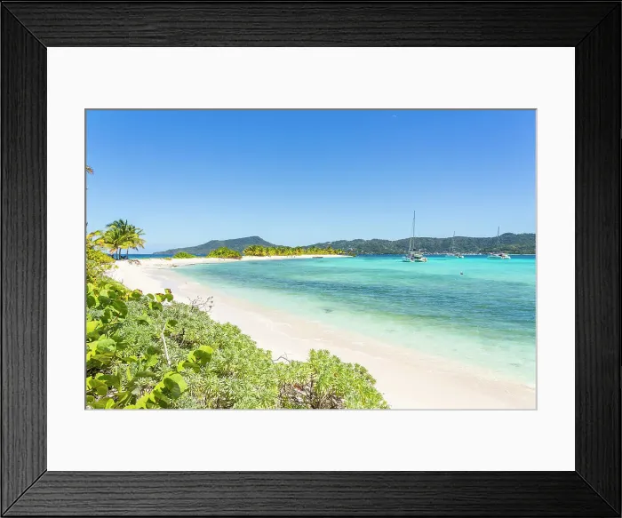Framed Print : Sandy Island, Carriacou, Greneda, Caribbean Framed Print : Sandy Island, Carriacou, Greneda, Caribbean
