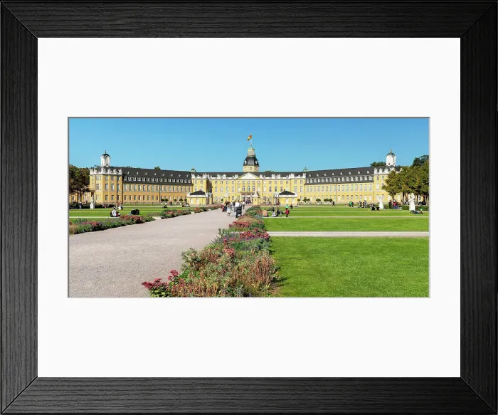 Framed Print : Karlsruhe Palace with Palace Square, Karlsruhe, Baden-Wurttemberg; Germany Framed Print : Karlsruhe Palace with Palace Square, Karlsruhe, Baden-Wurttemberg; Germany