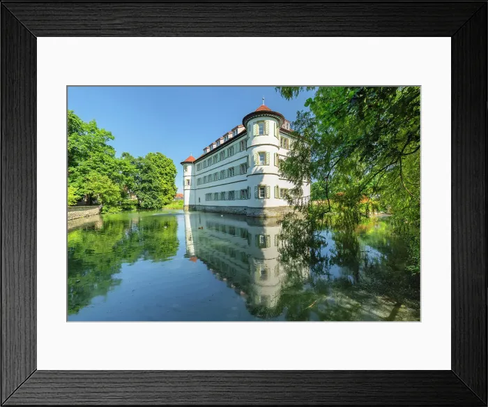 Framed Print : Bad Rappenau water castle, Neckartal Valley, Wurttemberg Wine Route, Baden-Wurttemberg; Germany Framed Print : Bad Rappenau water castle, Neckartal Valley, Wurttemberg Wine Route, Baden-Wurttemberg; Germany