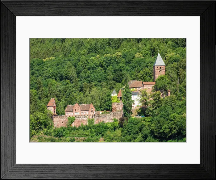 Framed Print : Zwingenberg Castle, Neckartal Valley, Odenwald, Burgenstrasse, Baden-Wurttemberg; Germany Framed Print : Zwingenberg Castle, Neckartal Valley, Odenwald, Burgenstrasse, Baden-Wurttemberg; Germany