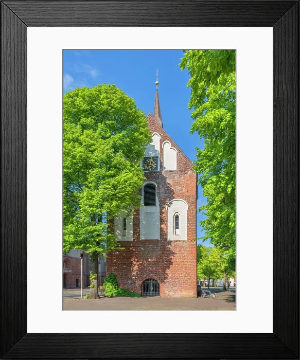 Framed Print : Ludgeri church at Norden, East Frisia, Lower Saxony, Germany