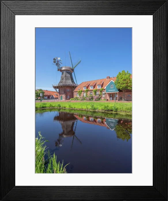 Framed Print : Windmill Ostgroszefehn, Groszefehn, East Frisia, Lower Saxony, Germany Framed Print : Windmill Ostgroszefehn, Groszefehn, East Frisia, Lower Saxony, Germany