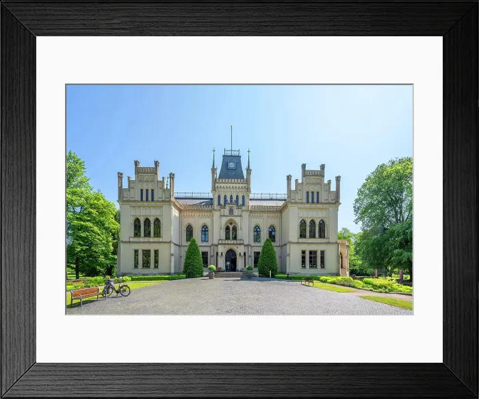Framed Print : Evenburg castle at Leer, East Frisia, Lower Saxony, Germany Framed Print : Evenburg castle at Leer, East Frisia, Lower Saxony, Germany