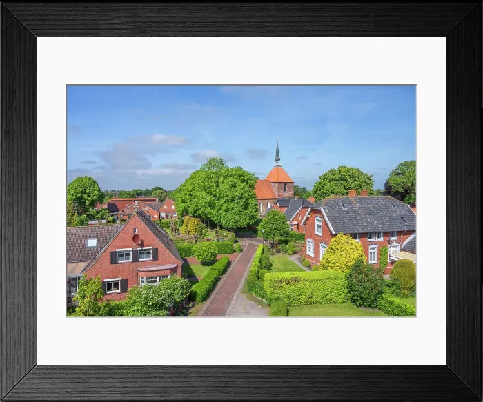 Framed Print : Rysum, Krummhorn, East Frisia, Lower Saxony, Germany Framed Print : Rysum, Krummhorn, East Frisia, Lower Saxony, Germany