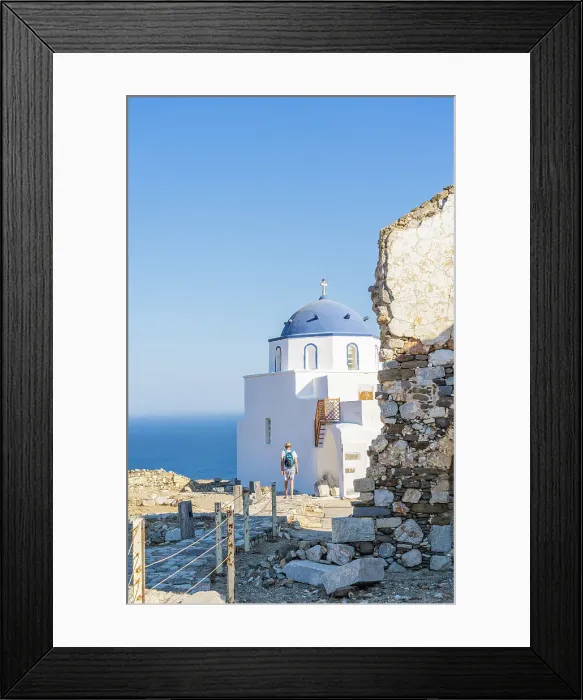 Framed Print : Lady of the Castle church, Chora, Astypalaia, Dodecanese, Greek Islands, Greece Framed Print : Lady of the Castle church, Chora, Astypalaia, Dodecanese, Greek Islands, Greece