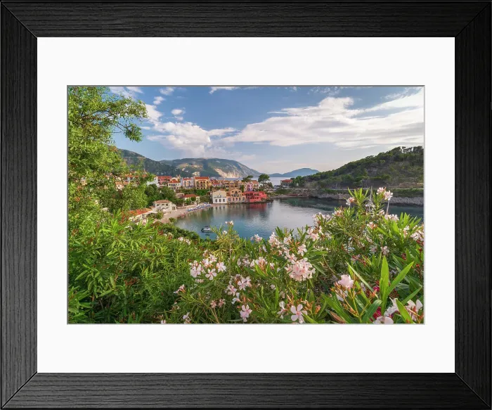 Framed Print : Beautiful harbour village of Asos on the west coast of Kefalonia in the Ionian Islands, Greece. Summer (June) 2023 Framed Print : Beautiful harbour village of Asos on the west coast of Kefalonia in the Ionian Islands, Greece. Summer (June) 2023