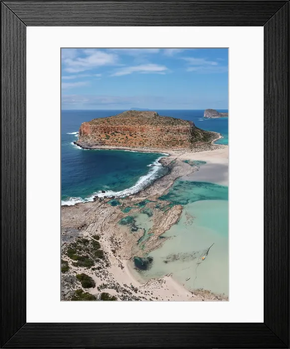 Framed Print : Balos Beach and Bay, Peninsula of Gramvousa, Chania, Crete, Greece Framed Print : Balos Beach and Bay, Peninsula of Gramvousa, Chania, Crete, Greece