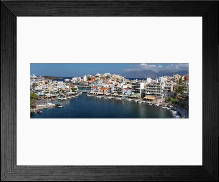Framed Print : Promenade at Voulismeni Lake, Agios Nikolaos, Lasithi, Crete, Greece Framed Print : Promenade at Voulismeni Lake, Agios Nikolaos, Lasithi, Crete, Greece