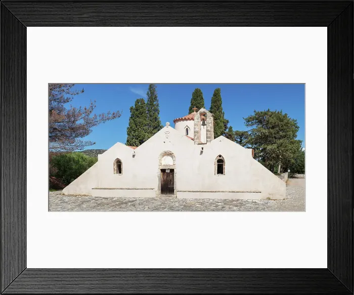 Framed Print : Church of Panagia i Kera, Kritsa, Lasithi, Crete, Greece